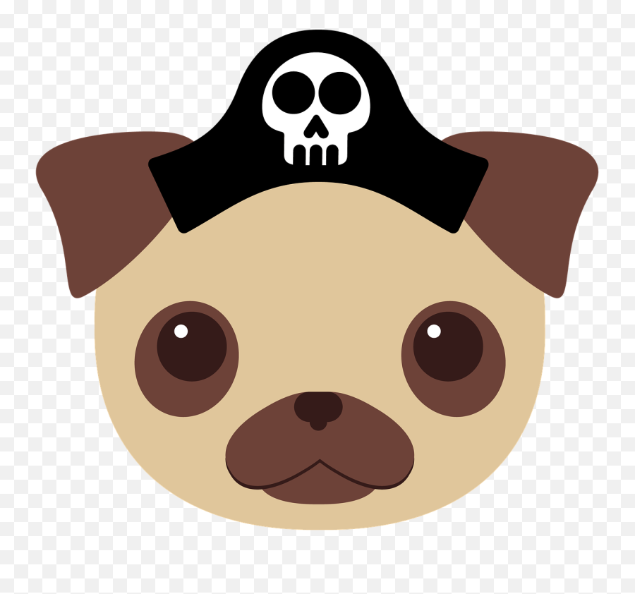 Dog Pug Animals - Cartoon Pet Pug Png Cute,Cute Puppy Png