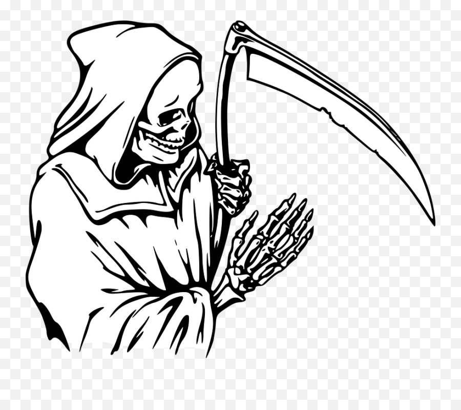 Free Scythe Death Images - Transparent Grim Reaper Vector Png,Scythe Png