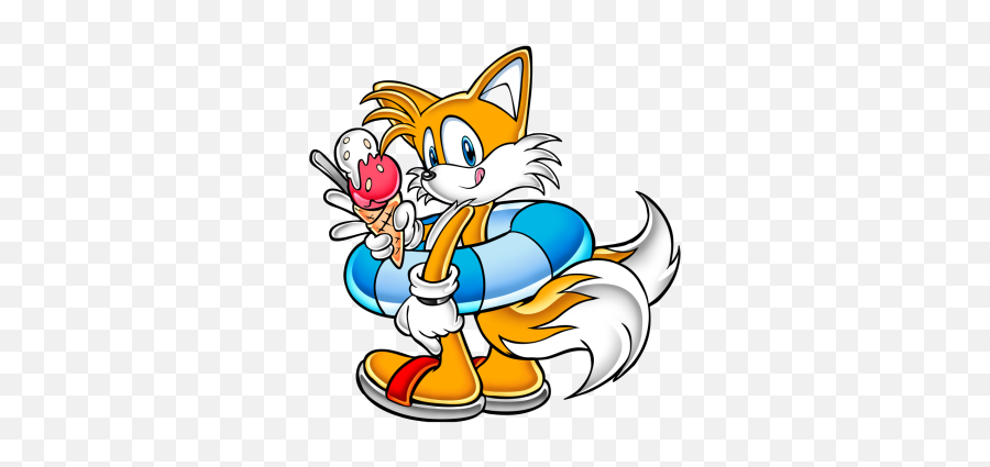 28 Miles Tails Prower Images - Image Abyss Sonic Adventure Tails Artwork Png,Sonic And Tails Logo