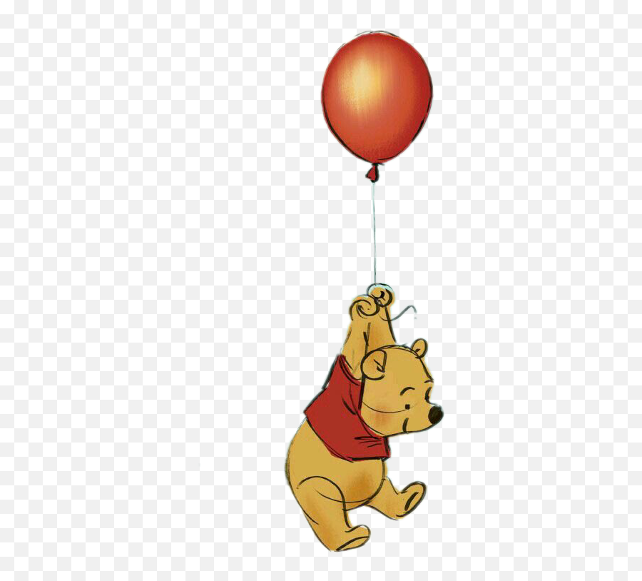Popular And Trending Winnie - Thepooh Stickers On Picsart Winnie The Pooh With A Balloon Png,Winnie The Pooh Transparent