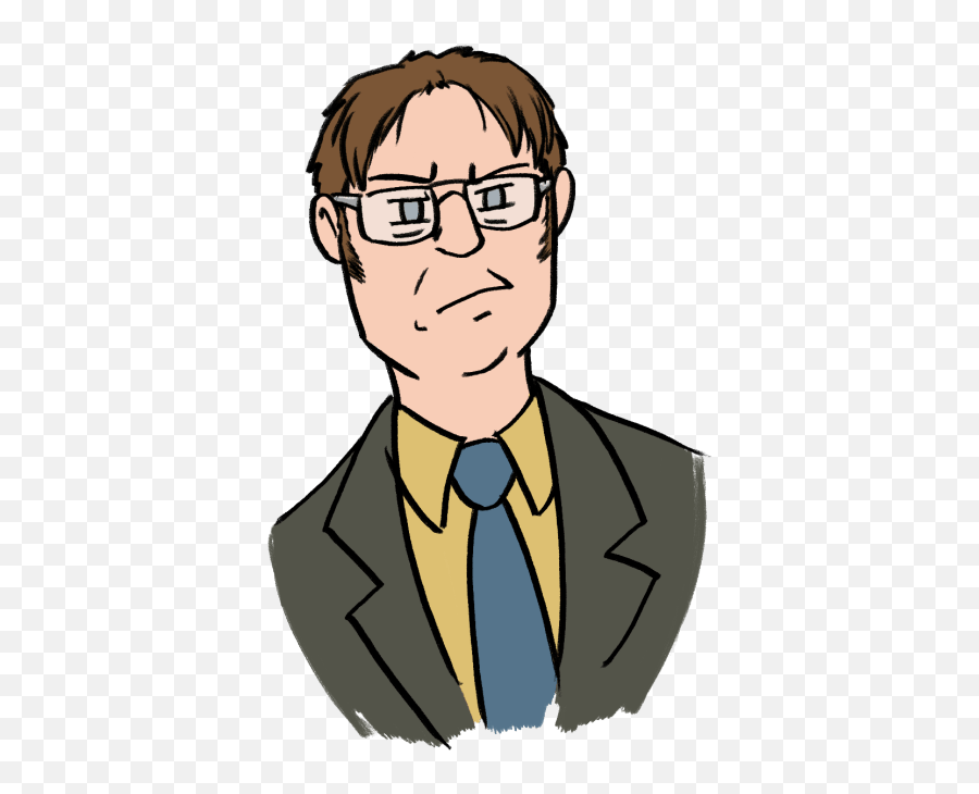 Cartoon Michael Scott Png Image - Jim From The Office Cartoon,Michael Scott Png