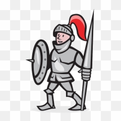 Download Hd Knight Png Picture - Medieval Knight Cartoon,Knight Transparent