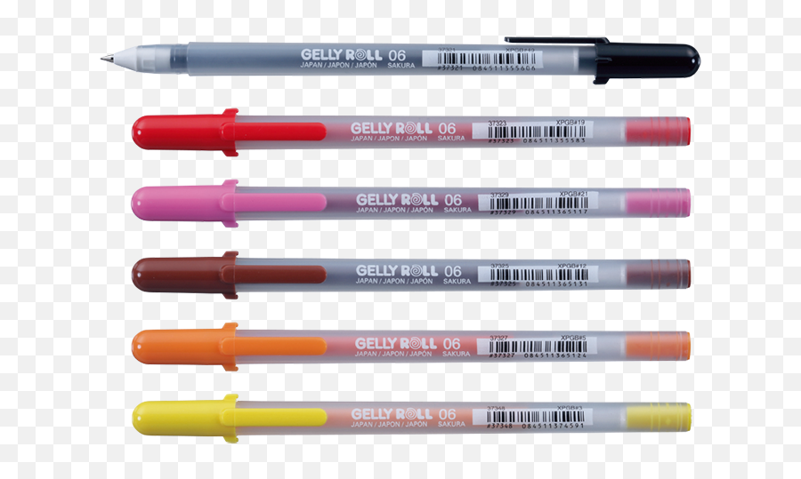 Gelly Roll Fine Pointsakura Color Products Corp - Sakura Gelly Roll Classic Set 6 Png,Pens Png