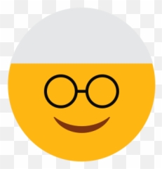Emoji Face Islam Muslim Nerd Smilling Icon - Muslim Smile Icon Png,Nerd Emoji Png