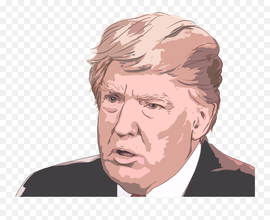 Donald Trump Portrait 3 - Upset Png,Trump Head Transparent Background