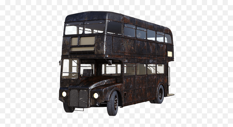 London Bus Rusty Transparent Png - Stickpng London Dubbeldekker Bus Png,Bus Png