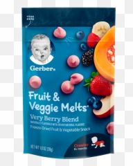 Very Berry Blend Gerber - Gerber Fruit And Veggie Melts Very Berry Blend Png,Berry Png