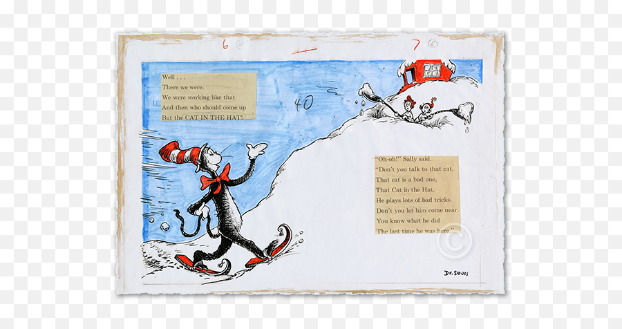 Illustration Art U2014 The Of Dr Seuss Gallery Png Cat In Hat