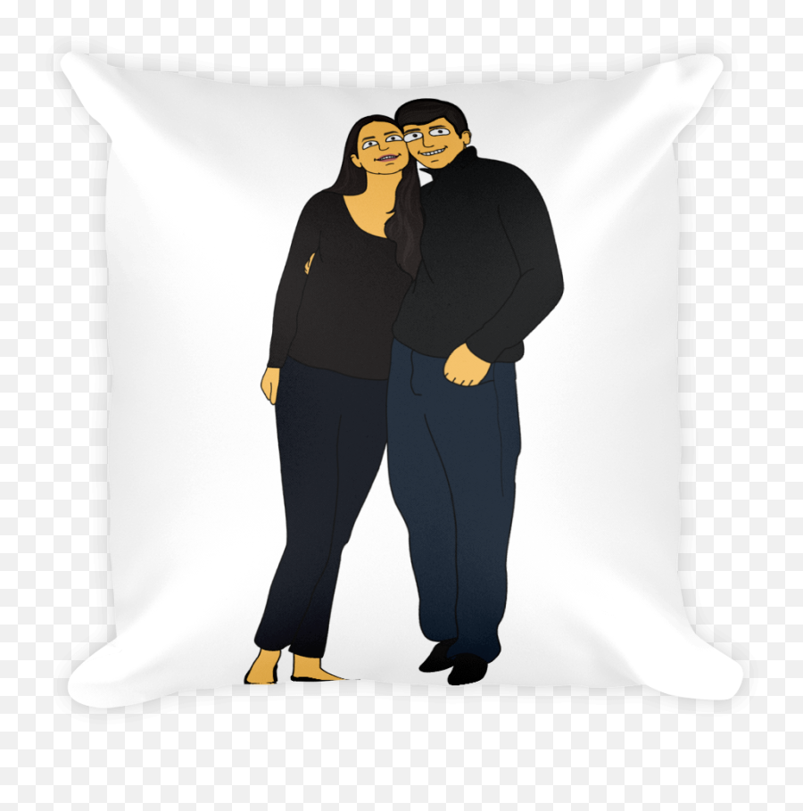 Personalized Caricature U2013 Gift Yellow Cartoon Online - Happy Png,Body Pillow Png