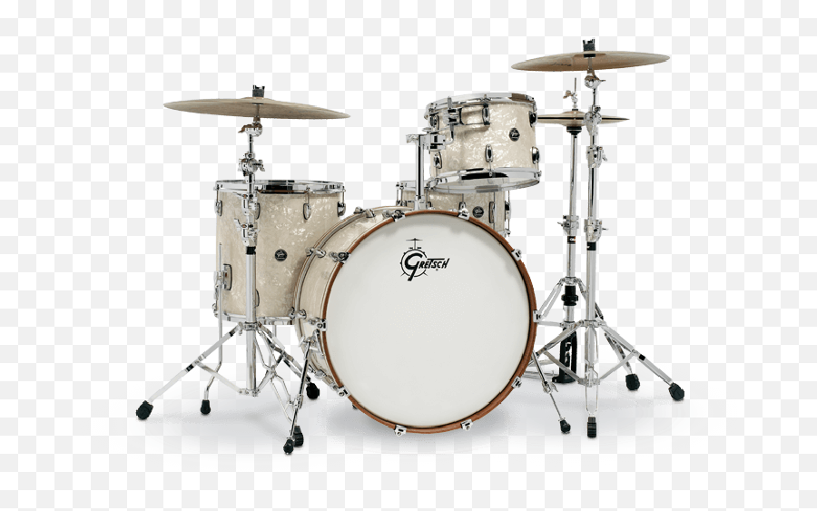 Gretsch Renown Drum Set 3pc 241316 Vintage Pearl - Gretsch Drums Renown Png,Drum Set Png