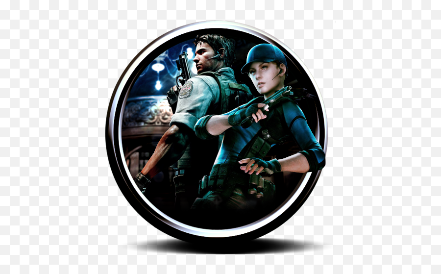 Resident Evil Remaster Circle Icon Png - Resident Evil 5 Gold Edition,Resident Evil Png