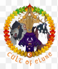 All Druid Guild Wow Cult Of Elune - Language Png,Wow Alliance Logo