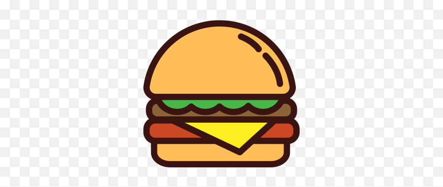 Burger Icon - Hamburger Png,Hamburgers Png
