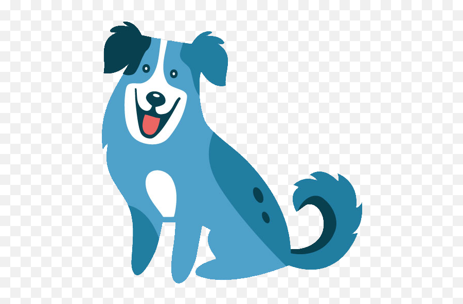 Blue - Dogsitting Good Dog In A Box Blue Dog Clipart Png,Dog Sitting Png