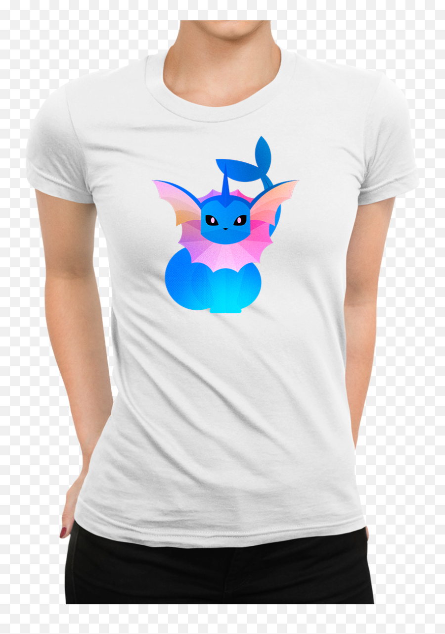 Womenu0027s Vaporeon Water - Type Pokémon Eco Tshirt Collection Familia Camisetas Lo Es Todo Png,Vaporeon Transparent