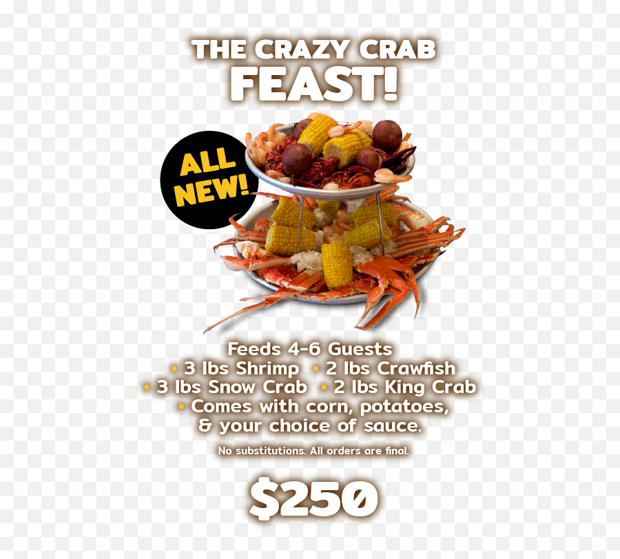 Crazy Crabu0027s Menu Has The Best Seafood Boil Around - Fitness Nutrition Png,Crab Legs Png