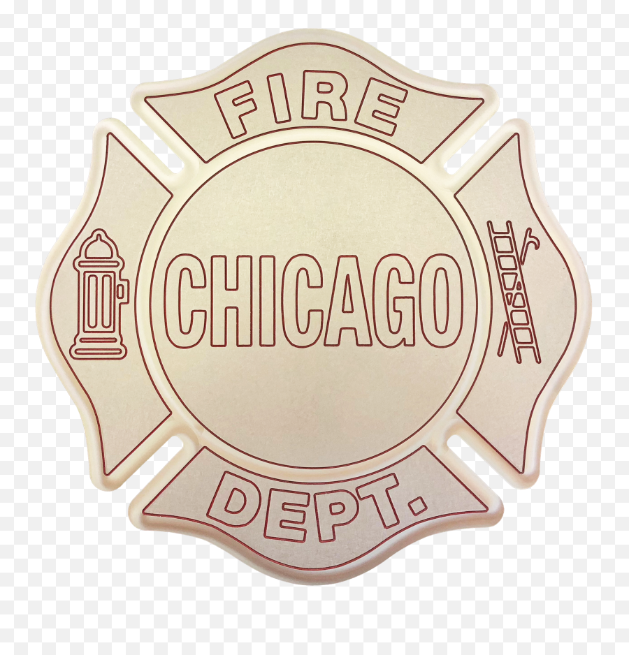 Chicago Fire Department Maltese 13 Metal Plaque - Solid Png,Fire Texture Png