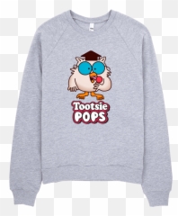 Owl Tootsie Roll Pop Sweatshirt - Tootsie Pop Owl Png,Tootsie Roll Png