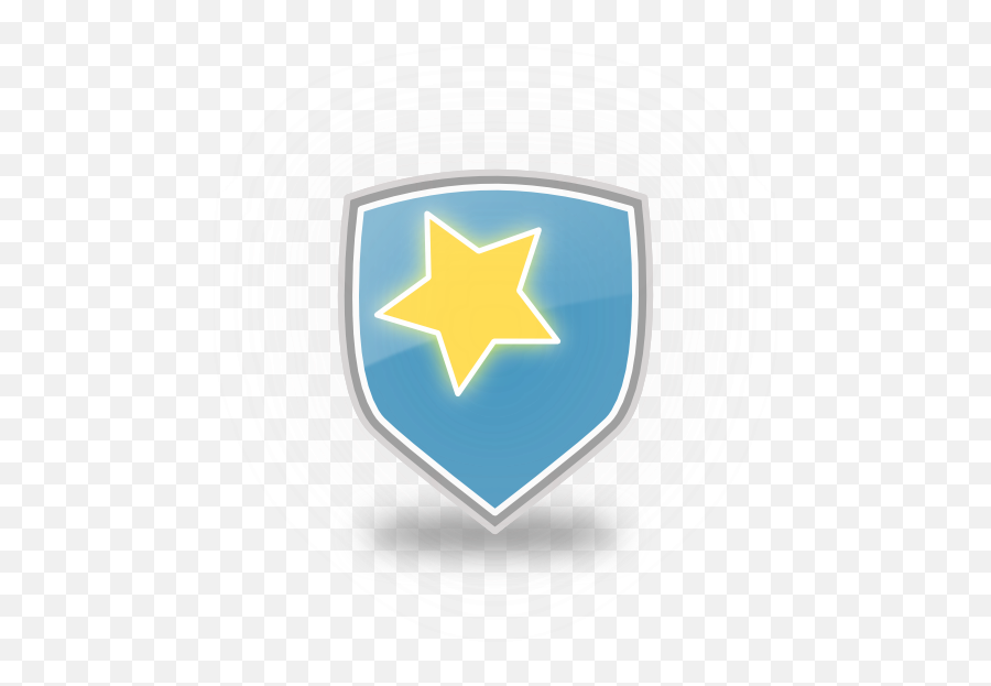 Blue Shield Star Icon Clipart - Clip Art Png,Blue Shield Png