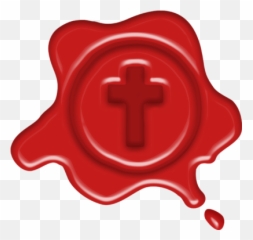 Golden Wax Seal - Wax Seal Cross Png,Wax Seal Png