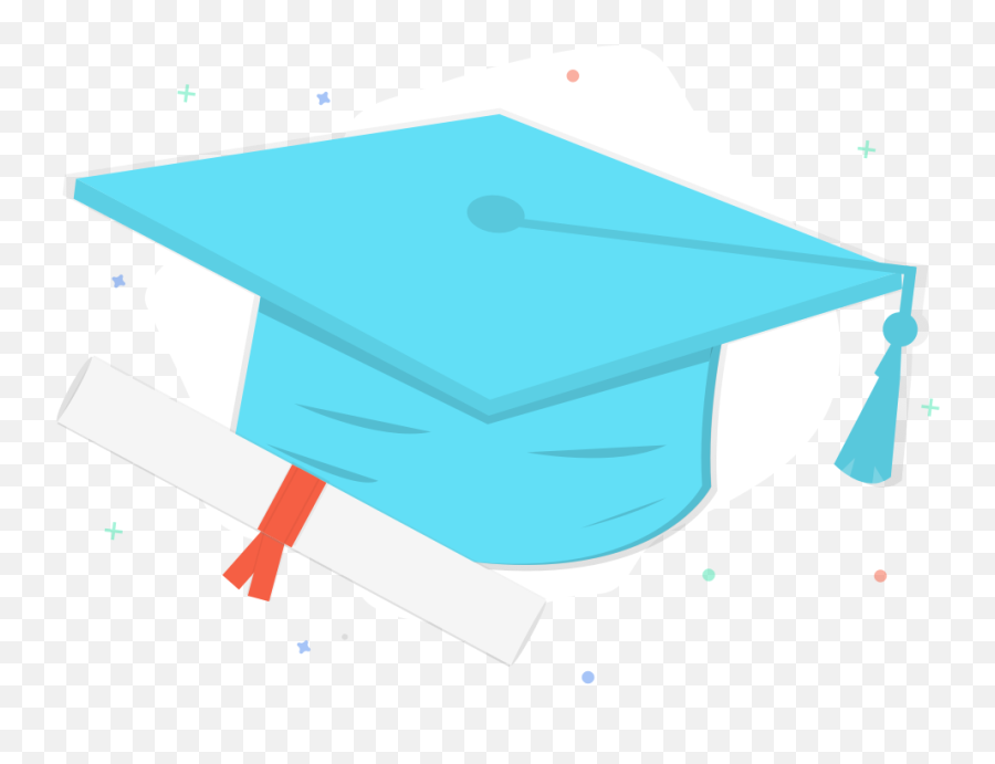 Graduation Cap Clipart - Full Size Clipart 2827157 Square Academic Cap Png,Blue Graduation Cap Png