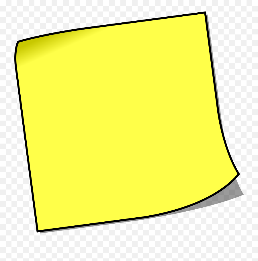 Cartoon Post It Note - Clipart Post It Notes Png,Post It Png