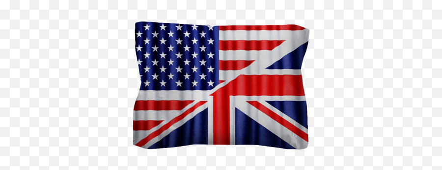 Usa And Uk Flag Pillow Sham U2022 Pixers - We Live To Change America Broke Away From England Png,Uk Flag Png