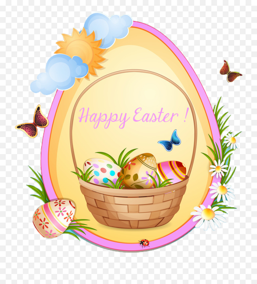 Egg Easter Bunny Illustration Happy - Easter Egg Png,Happy Easter Transparent