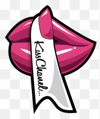Chanel Logo Clipart Png - Pink Drip