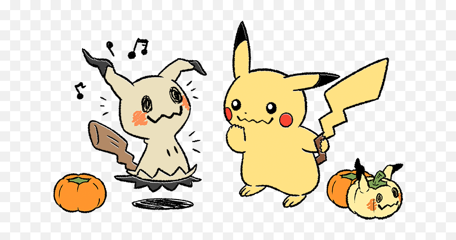 Mimikyu And Pikachu - Pokemon Pikachu And Mimikyu Png,Mimikyu Png
