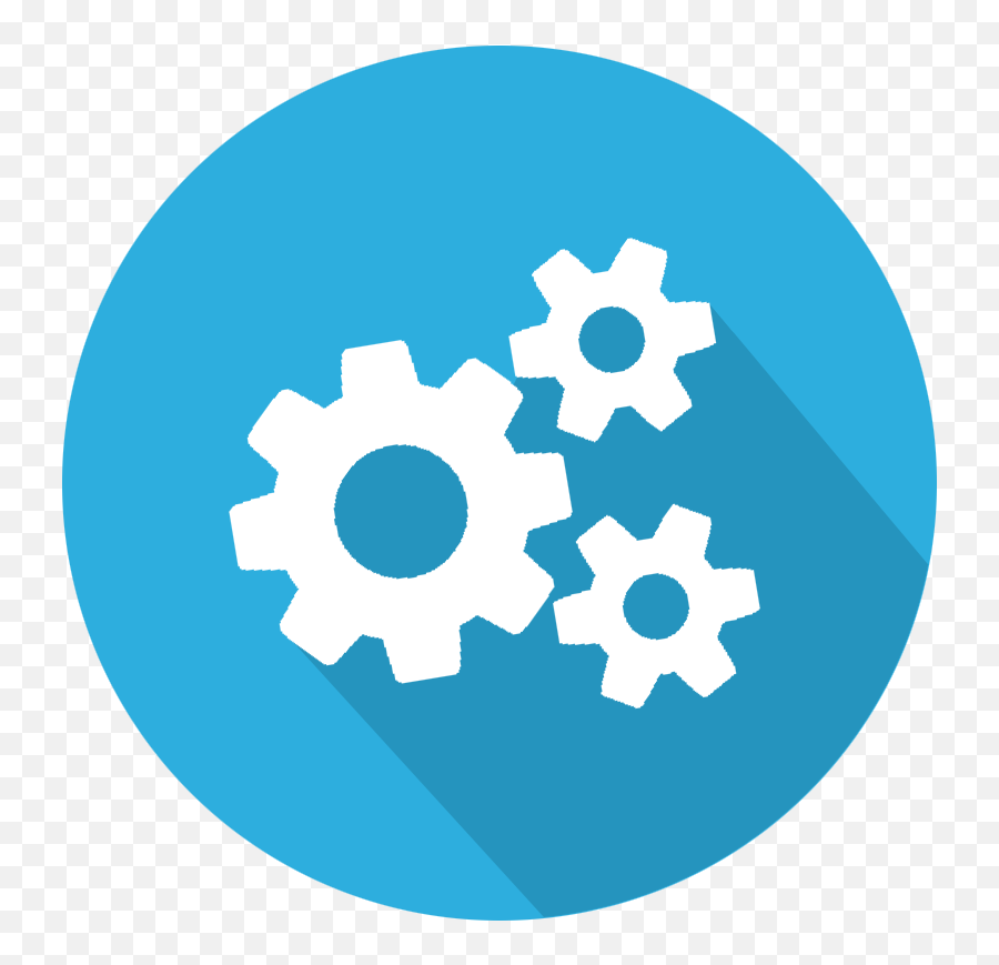 Download Globesoft Gears Icon - Health Tracker Logo Full Blue Transparent Gears Icon Png,Tracker Icon