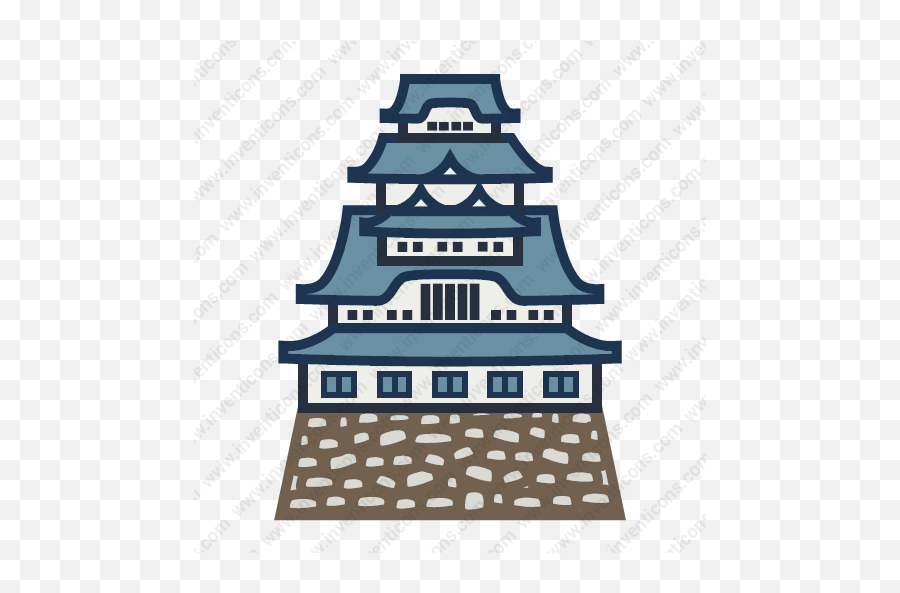 Download Himeji Castle Vector Icon Inventicons - Himeji Castle Icon Png,White Castle Icon