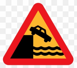 Free Architecture Triangle Warning Sign Transparent Png - Dangerous Road Sign