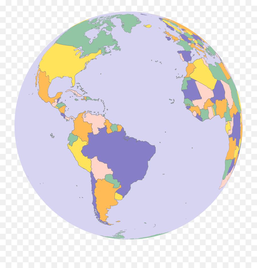 Real World Clipart Planet Earth - Political World Map Png Google Earth World Map Globe,Planet Earth Png
