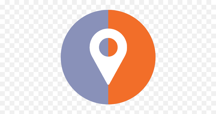 Webcams - Visit Us Icon Png Orange Color,Location Round Icon