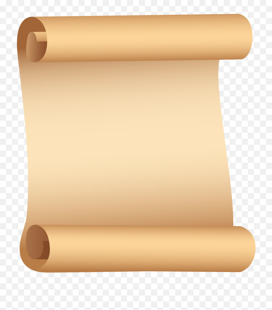 Paper Scroll Clipart - Scroll Clipart Png,Parchment Paper Png