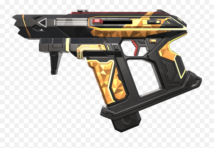 Valorantu0027s New Skin Line Turns Your Gun Into A Cyberpunk - Frenzy Glitch Pop Png,Overwatch Competitive Gold Icon
