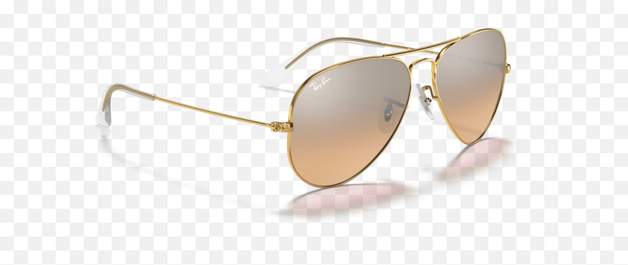 Ray - Ban Rb3025 Aviator Gradient 58 Silverpink Mirror U0026 Gold Png,Rayban Icon Doupe