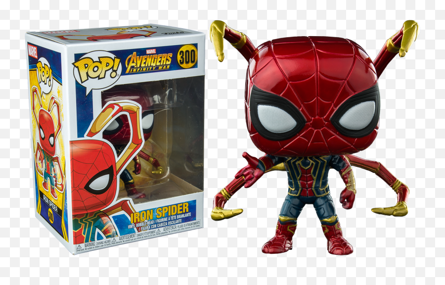 Spiderman Iron Spider Funko Pop Png