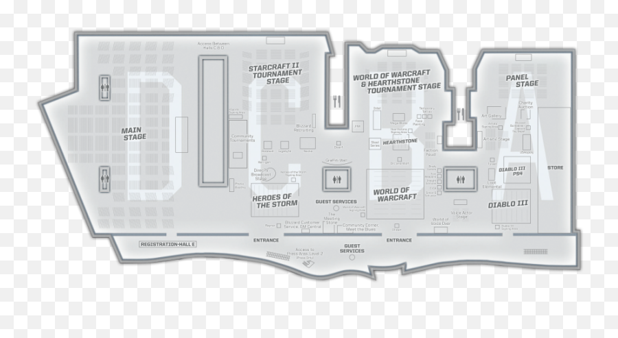 Diablofans - 2008 Blizzcon Floor Map Png,Diablo 3 Reaper Of Souls Icon