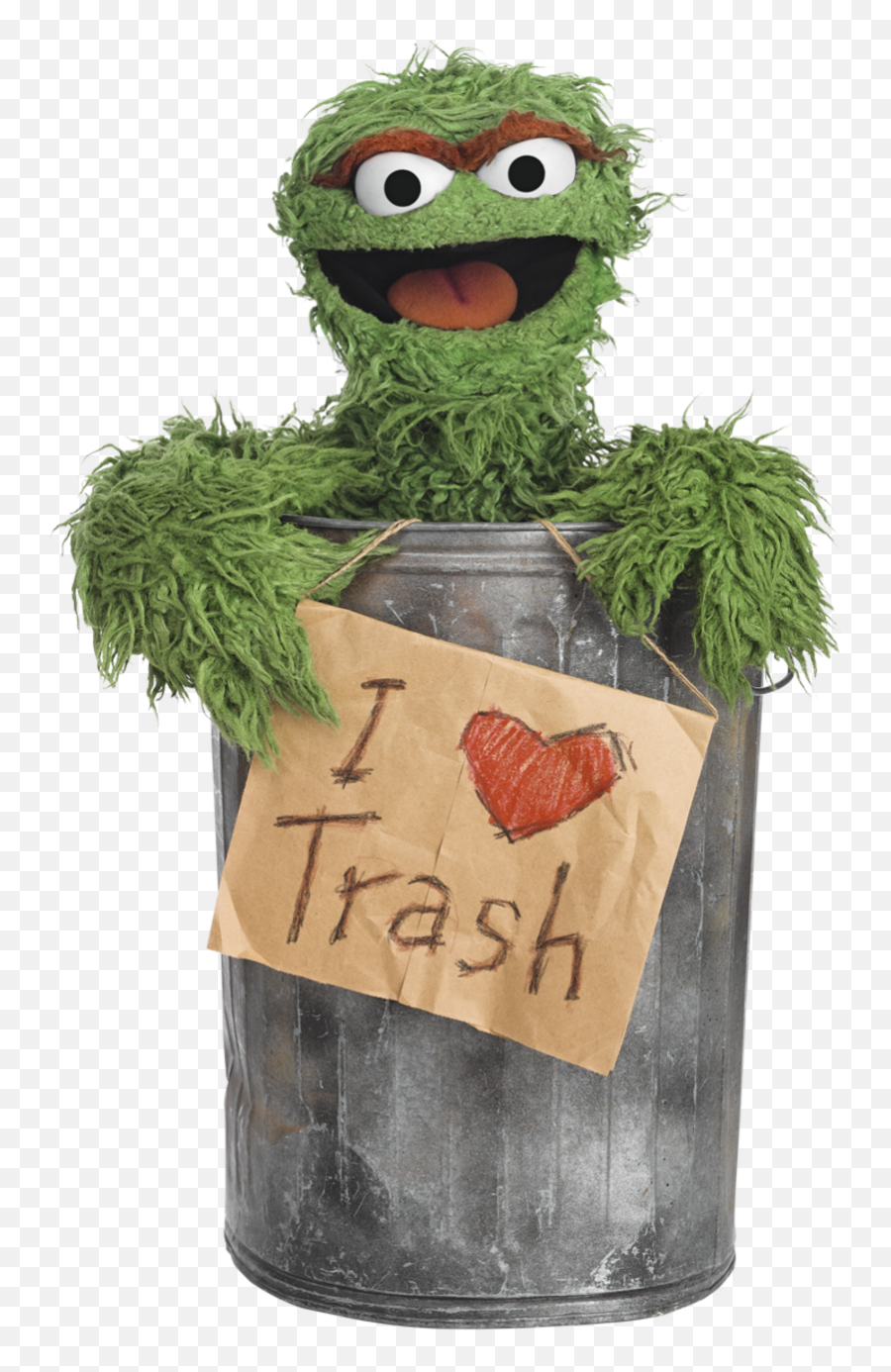 Oscar The Grouch I Love Trash Png Image - Oscar The Grouch I Love Trash,Oscar The Grouch Png