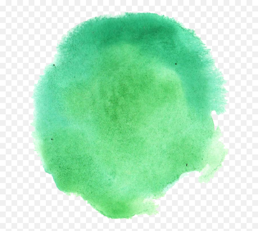 6 Green Watercolor Circle Png Transparent Onlygfxcom - Green Paint Circle Png,Green Transparent Background