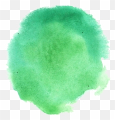 6 Green Watercolor Circle Png Transparent Onlygfxcom - Green Paint Circle Png,Green Transparent Background