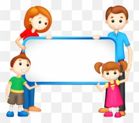Family Cartoon Png - Borders And Frames For