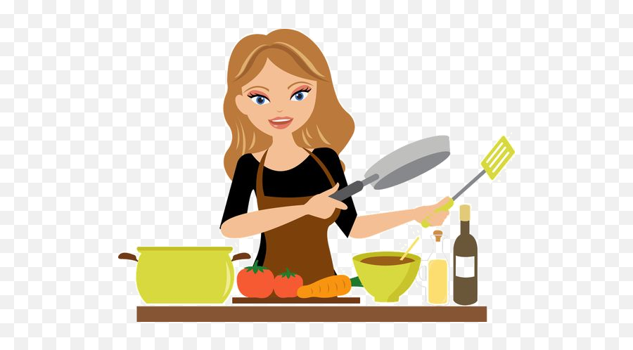 Download Personnages Illustration Individu Personne Gens - Imagens De Cozinheiras Em Desenho Png,Cooking Clipart Png