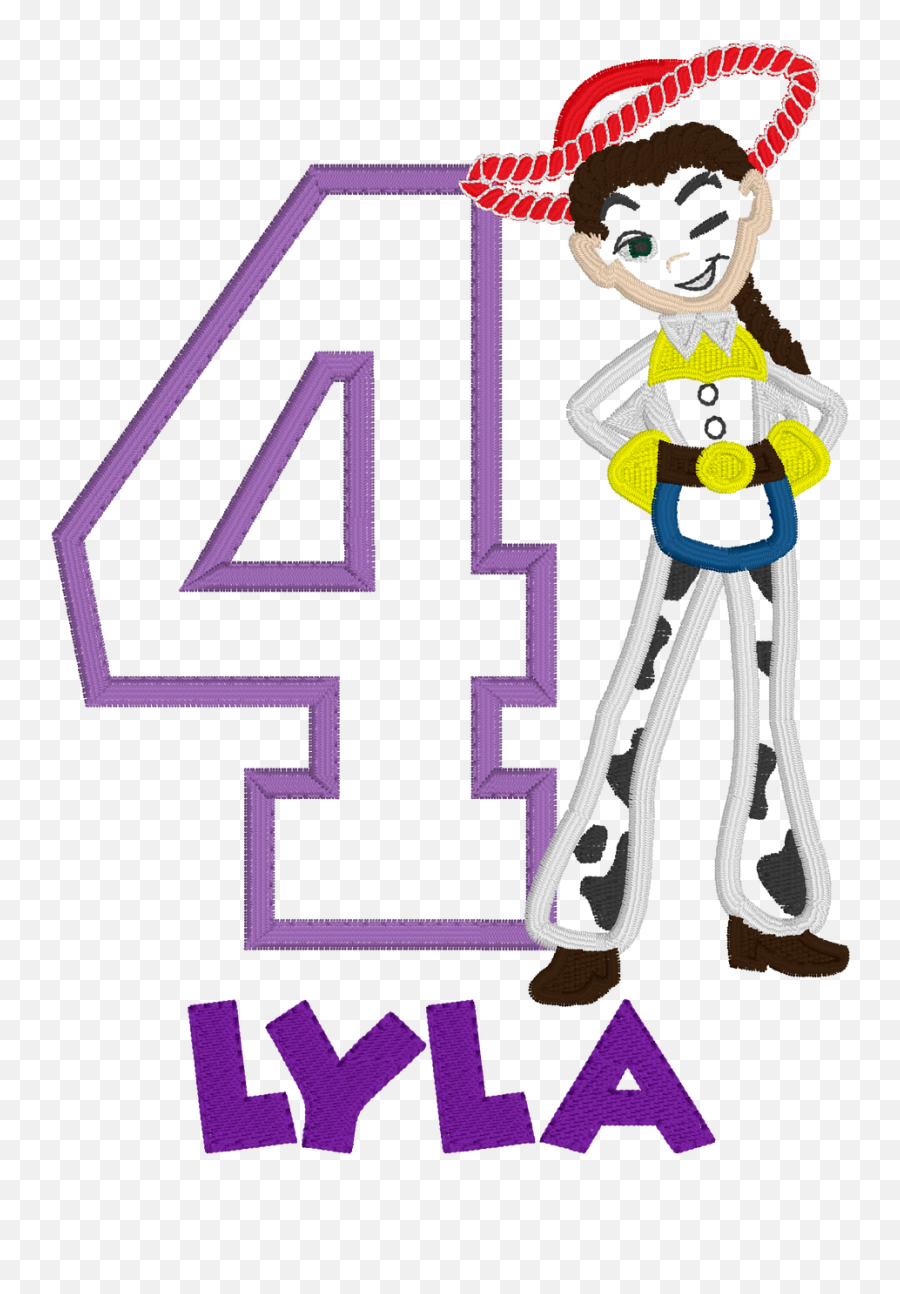 Toy Story Inspired Birthday - Cowgirl Jessie Cartoon Png,Jessie Toy Story Png