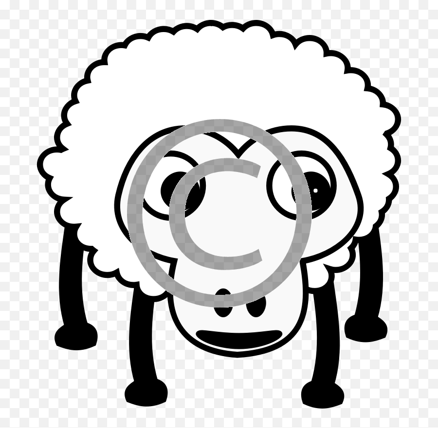 Sheep Face Png U2013 Tigerstock - Round Borders,Cow Face Png