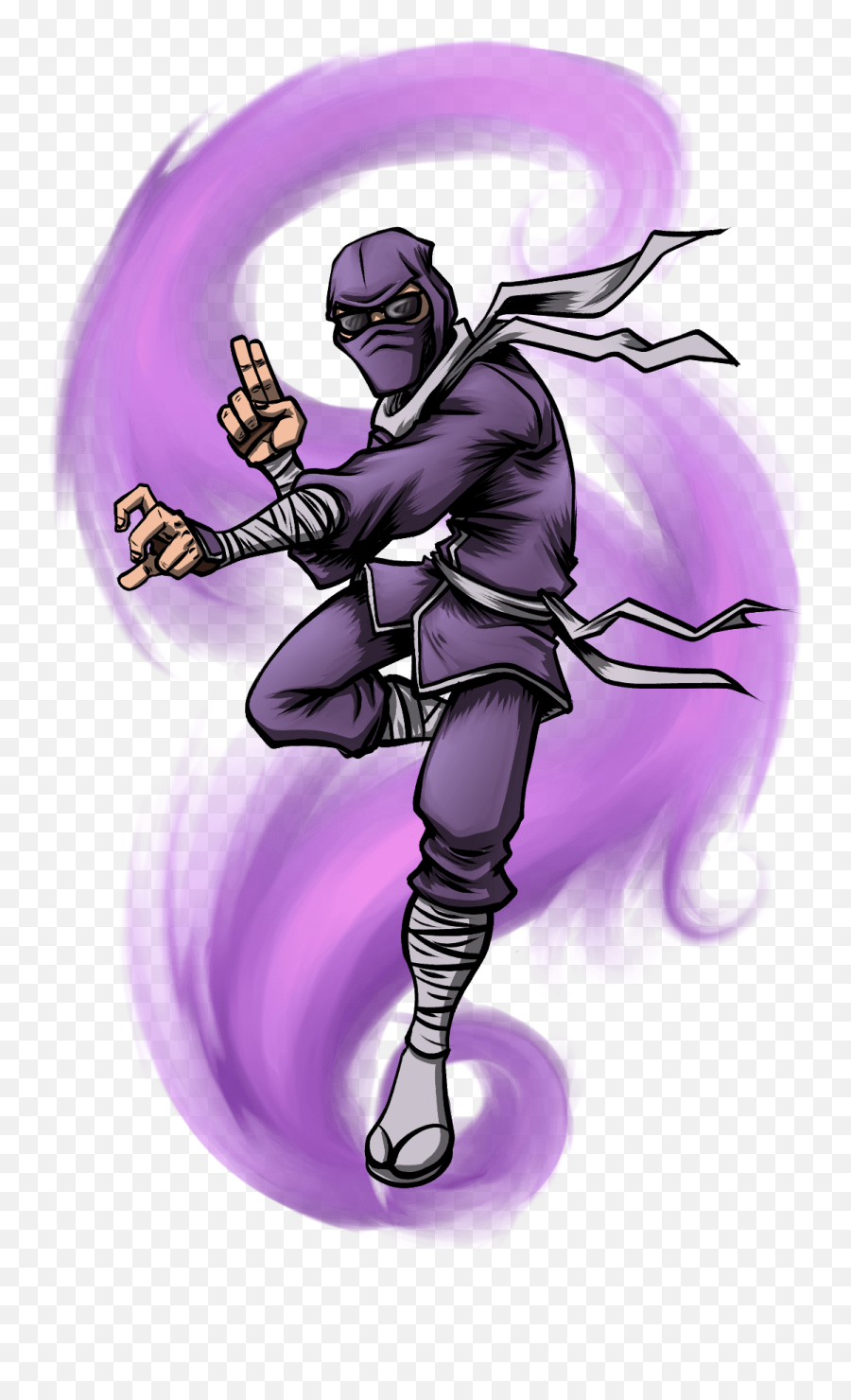 Demonic Bargains - Purple Ninja Png,Ninja Transparent