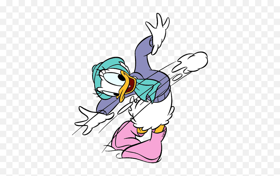 Disney Season Clip Art Galore Daisy - Daisy Duck Snow Man Png,Daisy Duck Png