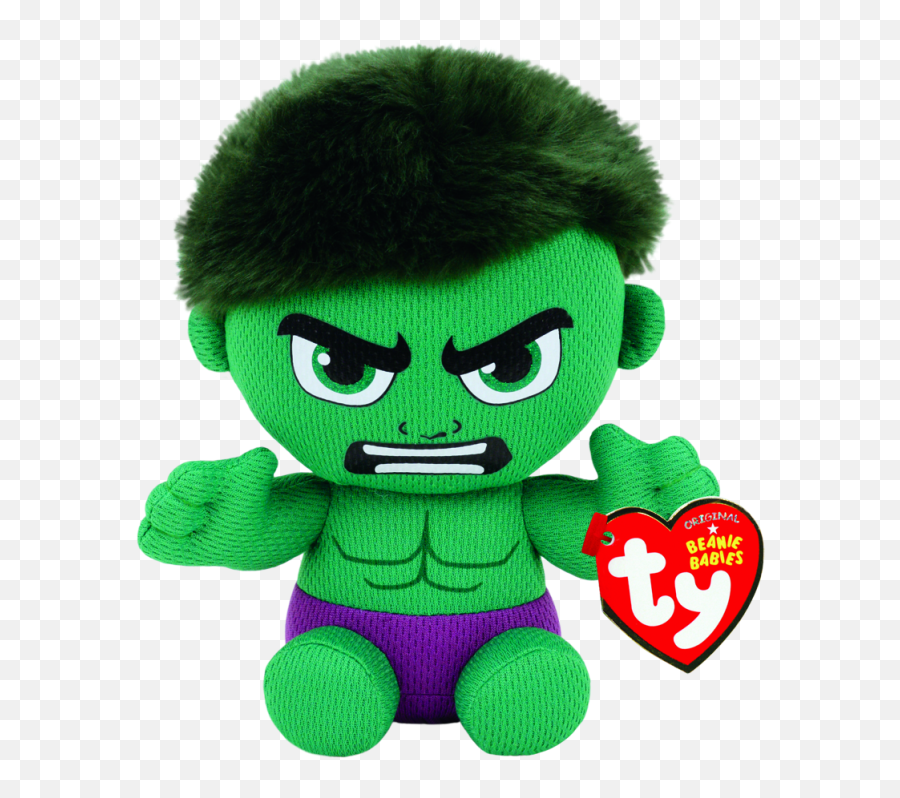 Marvel Hulk Beanie Babies - Hulk Plush Png,Hulk Transparent